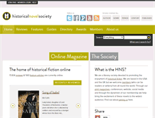 Tablet Screenshot of historicalnovelsociety.org